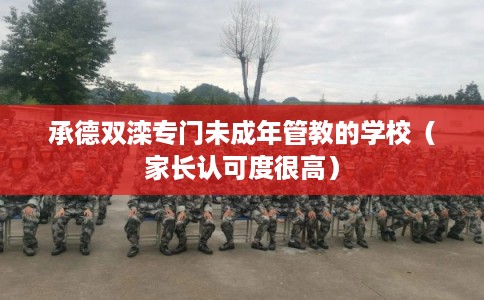 承德双滦专门未成年管教的学校（家长认可度很高）