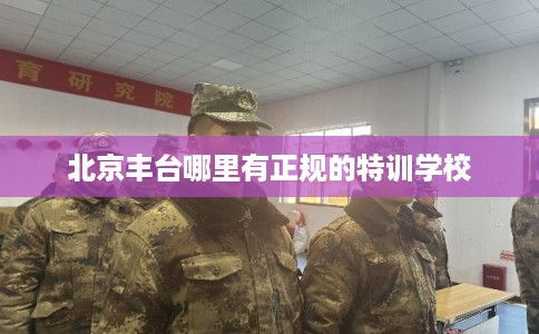 北京丰台哪里有正规的特训学校