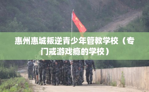 惠州惠城叛逆青少年管教学校（专门戒游戏瘾的学校）