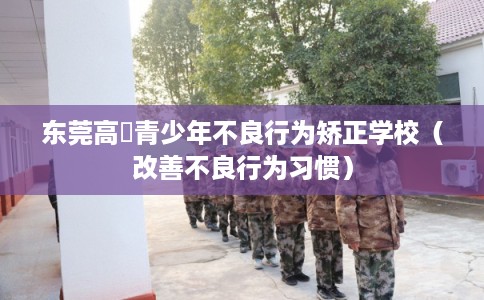 东莞高埗青少年不良行为矫正学校（改善不良行为习惯）