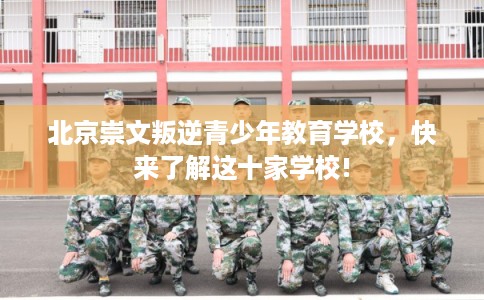北京崇文叛逆青少年教育学校，快来了解这十家学校!