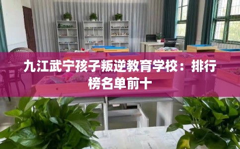 九江武宁孩子叛逆教育学校：排行榜名单前十