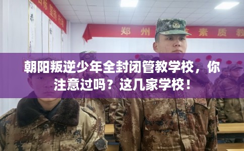 朝阳叛逆少年全封闭管教学校，你注意过吗？这几家学校！