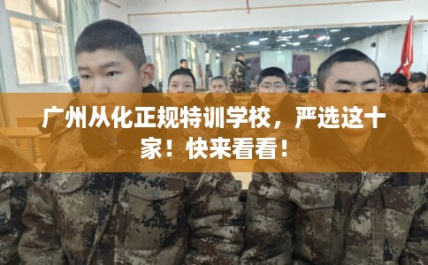 广州从化正规特训学校，严选这十家！快来看看！