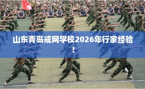 山东青岛戒网学校2026年行家经验！