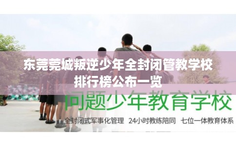 东莞莞城叛逆少年全封闭管教学校排行榜公布一览