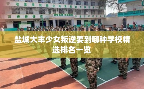 盐城大丰少女叛逆要到哪种学校精选排名一览