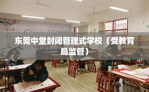东莞中堂封闭管理式学校（受教育局监管）