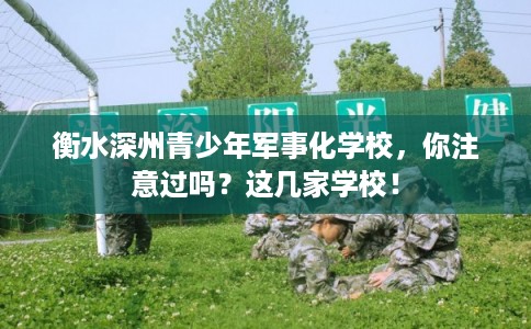 衡水深州青少年军事化学校，你注意过吗？这几家学校！