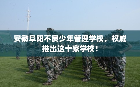 安徽阜阳不良少年管理学校，权威推出这十家学校！