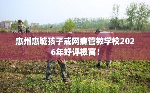 惠州惠城孩子戒网瘾管教学校2026年好评极高！