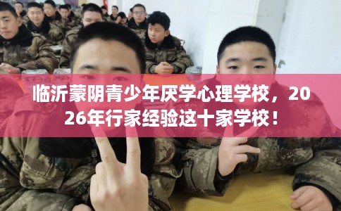 临沂蒙阴青少年厌学心理学校，2026年行家经验这十家学校！