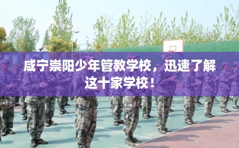 咸宁崇阳少年管教学校，迅速了解这十家学校！