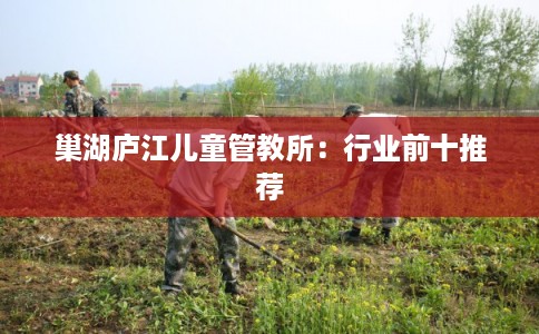 巢湖庐江儿童管教所：行业前十推荐