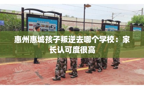 惠州惠城孩子叛逆去哪个学校：家长认可度很高