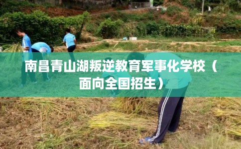 南昌青山湖叛逆教育军事化学校(面向全国招生) 南昌青山湖叛逆教育军事化学校(面向全国招生)
