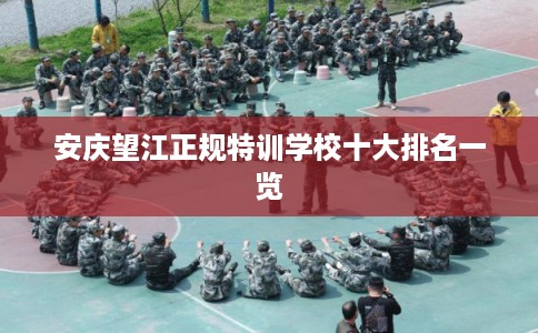 安庆望江正规特训学校十大排名一览