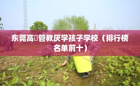 东莞高埗管教厌学孩子学校(排行榜名单前十) 东莞高埗管教厌学孩子学校(排行榜名单前十)