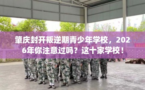 肇庆封开叛逆期青少年学校，2026年你注意过吗？这十家学校！