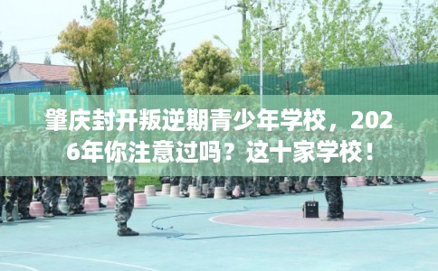 肇庆封开叛逆期青少年学校，2026年你注意过吗？这十家学校！