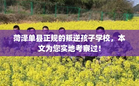 菏泽单县正规的叛逆孩子学校，本文为您实地考察过！