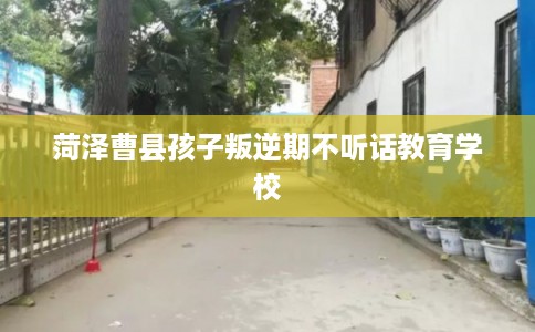 菏泽曹县孩子叛逆期不听话教育学校