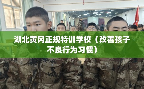 湖北黄冈正规特训学校（改善孩子不良行为习惯）
