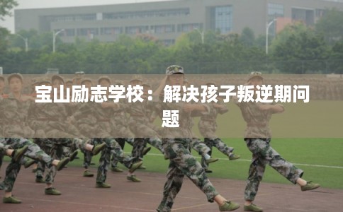 宝山励志学校：解决孩子叛逆期问题