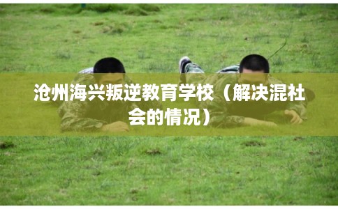 沧州海兴叛逆教育学校（解决混社会的情况）