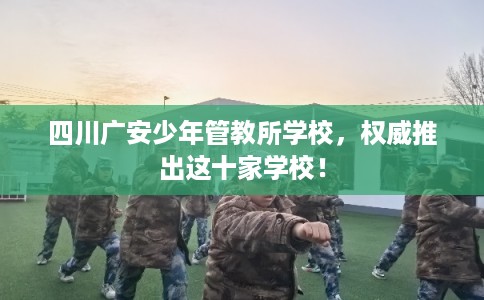 四川广安少年管教所学校，权威推出这十家学校！