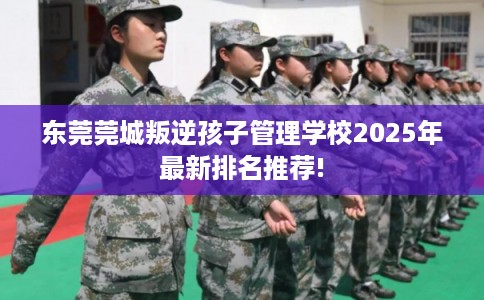 东莞莞城叛逆孩子管理学校2025年最新排名推荐!