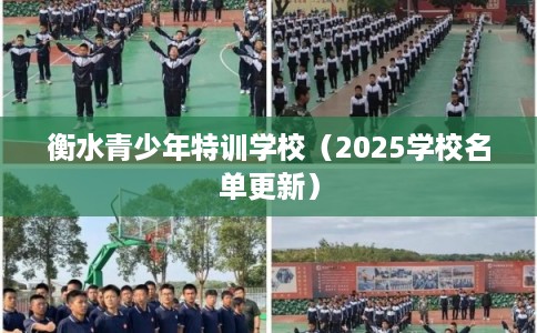 衡水青少年特训学校（2025学校名单更新）