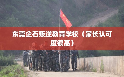 东莞企石叛逆教育学校（家长认可度很高）