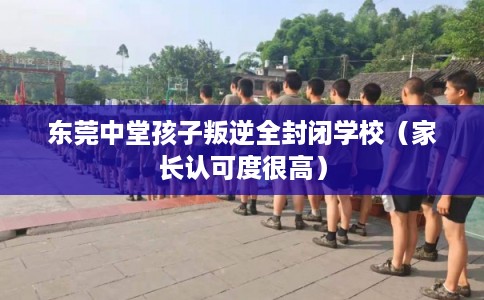 东莞中堂孩子叛逆全封闭学校（家长认可度很高）