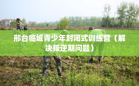 邢台临城青少年封闭式训练营（解决叛逆期问题）