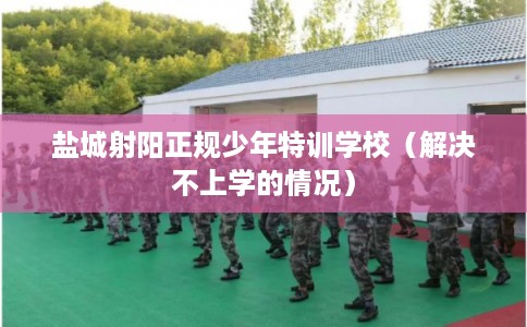 盐城射阳正规少年特训学校（解决不上学的情况）