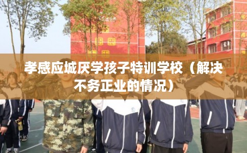 孝感应城厌学孩子特训学校（解决不务正业的情况）