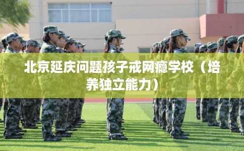 北京延庆问题孩子戒网瘾学校（培养独立能力）