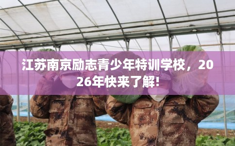 江苏南京励志青少年特训学校，2026年快来了解!