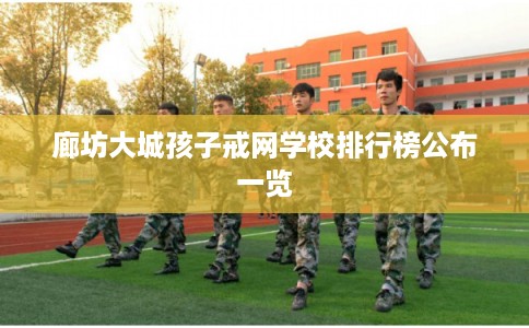 廊坊大城孩子戒网学校排行榜公布一览