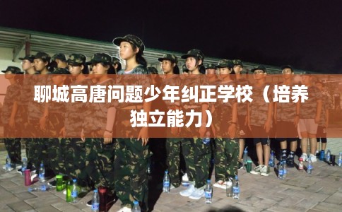 聊城高唐问题少年纠正学校（培养独立能力）