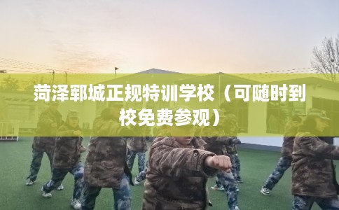 菏泽郓城正规特训学校（可随时到校免费参观）