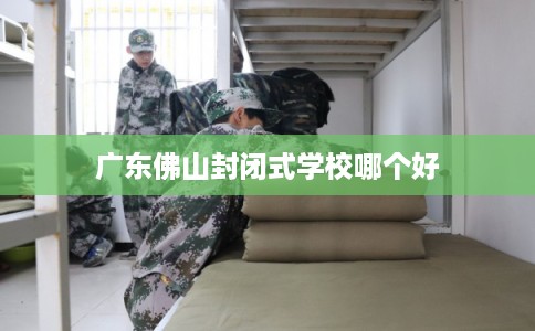 广东佛山封闭式学校哪个好