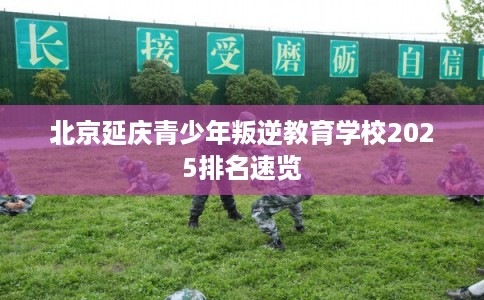 北京延庆青少年叛逆教育学校2025排名速览