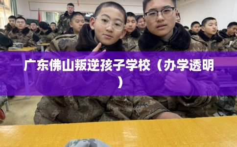 广东佛山叛逆孩子学校（办学透明）