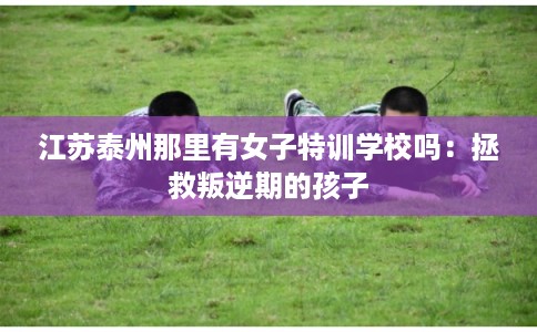 江苏泰州那里有女子特训学校吗：拯救叛逆期的孩子