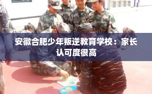 安徽合肥少年叛逆教育学校：家长认可度很高