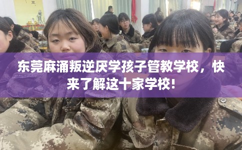 东莞麻涌叛逆厌学孩子管教学校，快来了解这十家学校!
