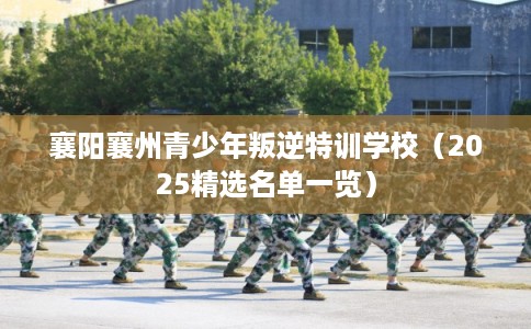 襄阳襄州青少年叛逆特训学校（2025精选名单一览）