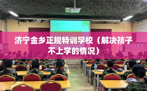 济宁金乡正规特训学校（解决孩子不上学的情况）
